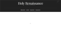 Desktop Screenshot of holyrenaissance.com