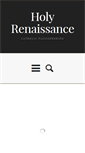 Mobile Screenshot of holyrenaissance.com